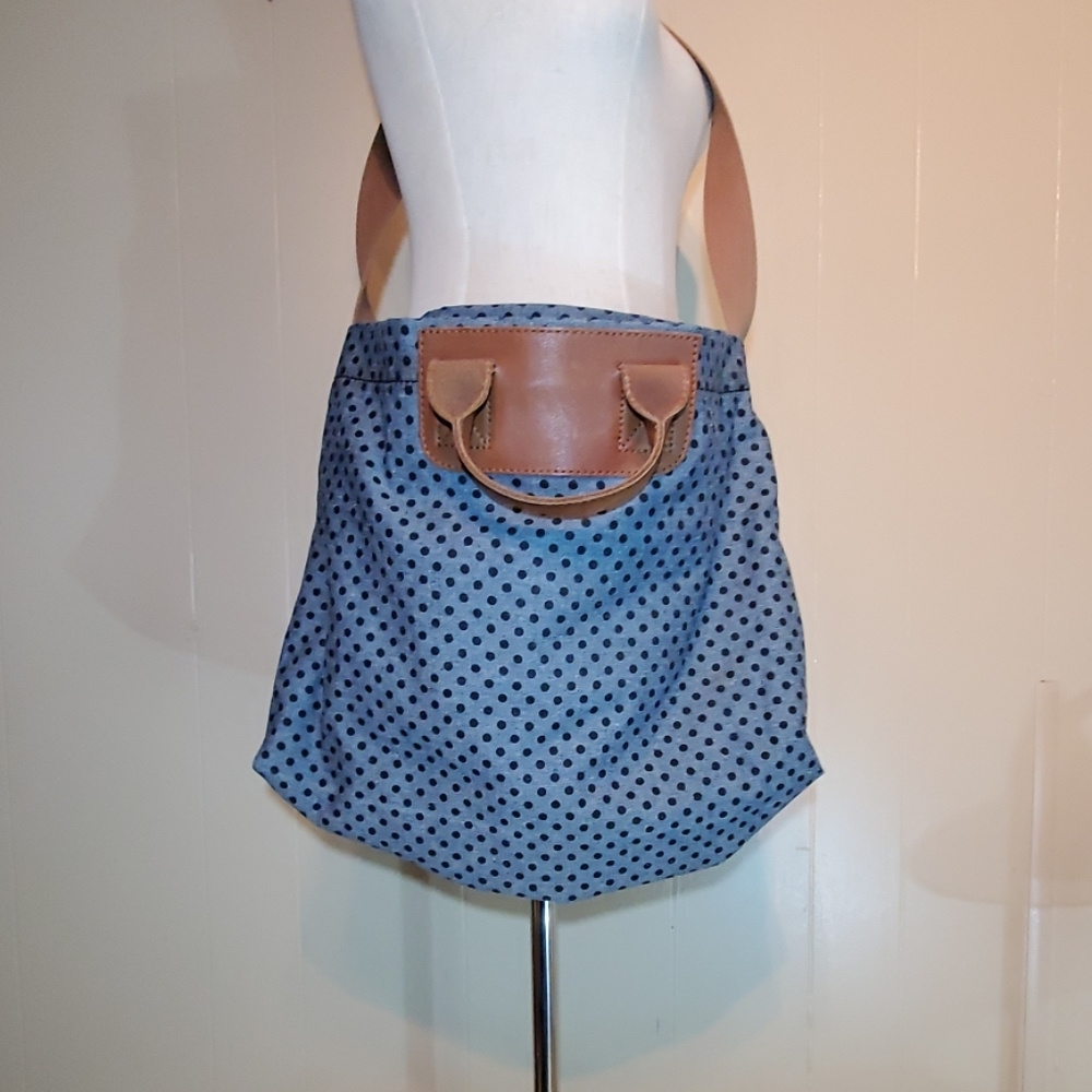 Madewell 1937 Black Polka-Dots Tote